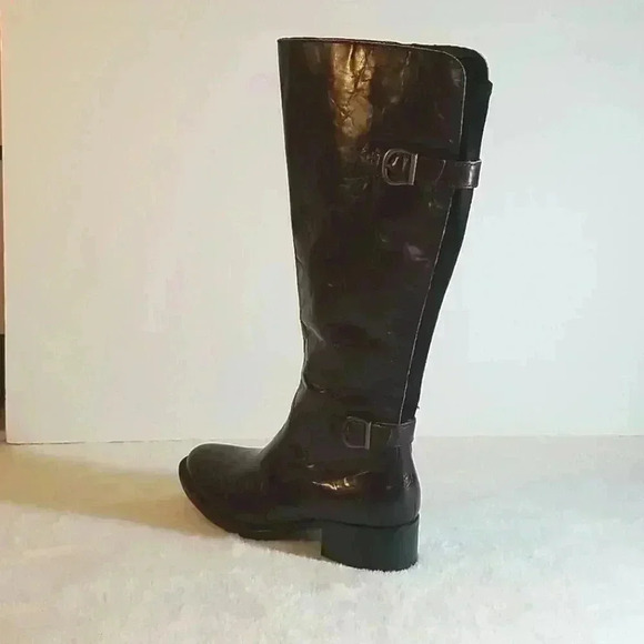 Born wrinkled leather boots - Picture 2 of 12